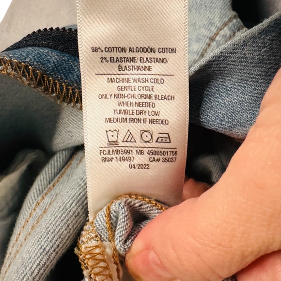 FAVORITE DAUGHTER THE VALENTINA CIGARETTE ANKLE DISTRESSED JEANS SZ 29/8 - Picture 9 of 11